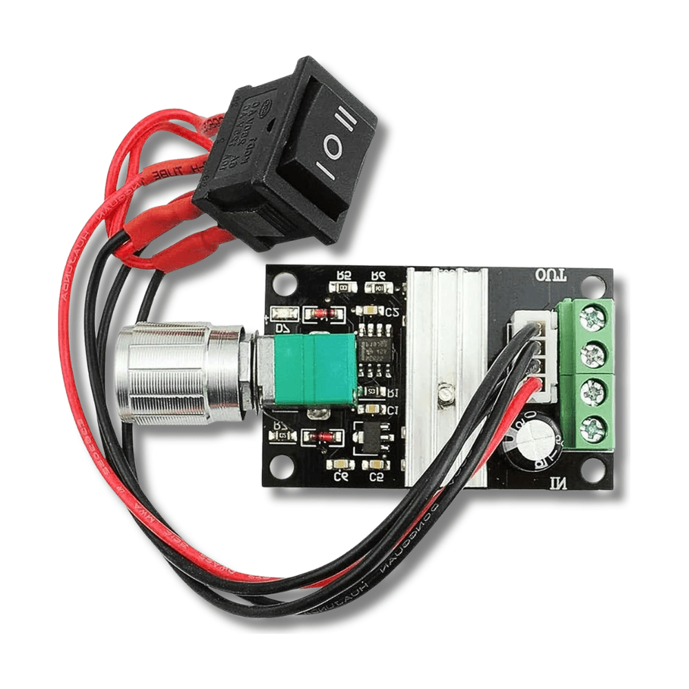 בקר מהירות למנוע DC במתח 6V-28V בהספק 80W PWM עם היפוך כיוון